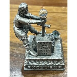 Vintage‎ WAPT Pewter Excalibur by Martyn Turner Fantasy & Legend Crystal Orbs UK